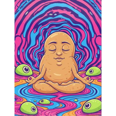 Free Thinking of You Card - Zen Potato!