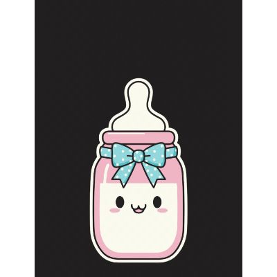 Free New Baby Card - Quirky Scan Lines Design!