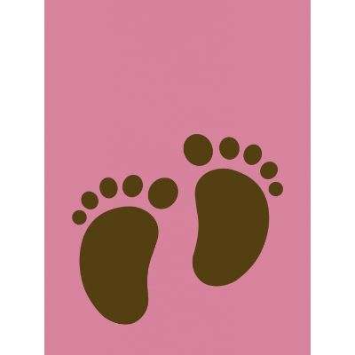 Free New Baby Card - Announce Tiny Feet!