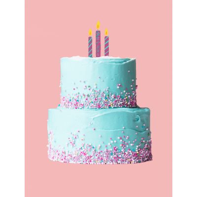 Free Happy Birthday Card - Cake Design!