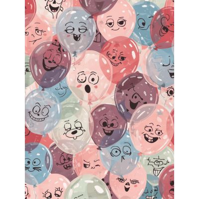 Free Birthday Card - Colorful Balloons & Fun!