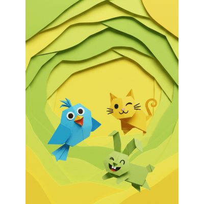 Free Birthday Card - Origami Fun!