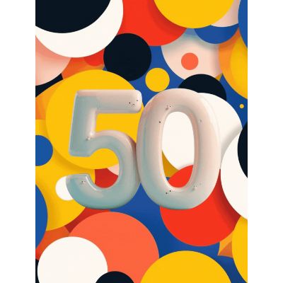 Free 50th Birthday Card - Bold & Fun!