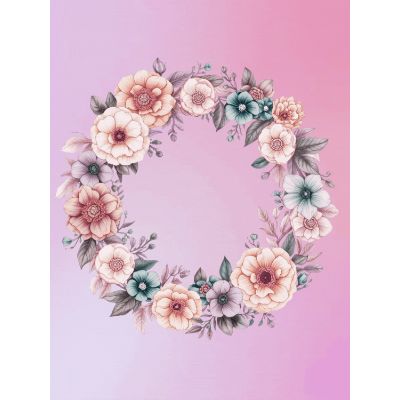 Free Birthday Card - Elegant Floral Design