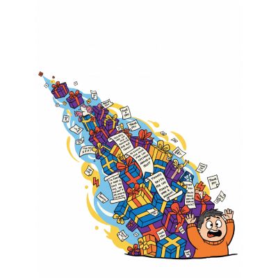 Free Thank You Card - Funny Gift Avalanche!