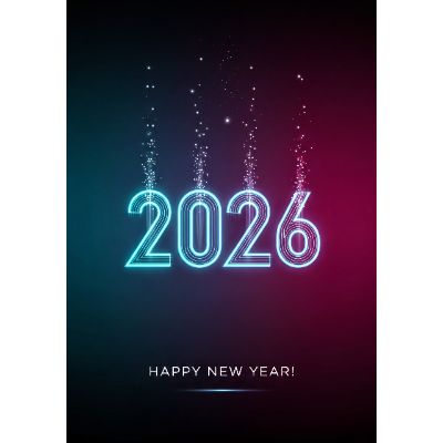 Free New Year Card - Celebrate 2026 Online!