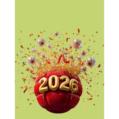 Free New Year Card - Sparkling 2026 Wishes!