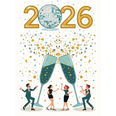 Free New Year Card - Celebrate 2026!