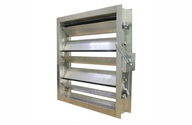 Multi-blade volume control damper with handle