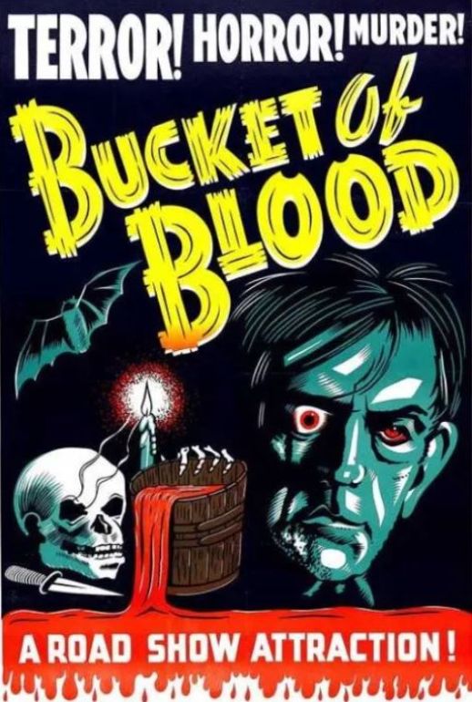 Naslovna slika horor filma A Bucket of Blood(1959)