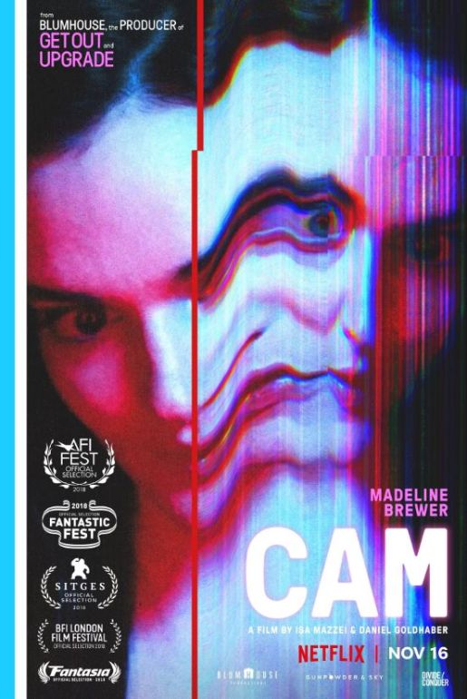 Naslovna slika horor filma Cam(2018)