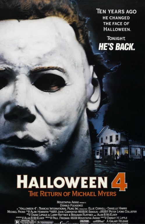 Naslovna slika horor filma Halloween 4: The Return of Michael Myers(1988)