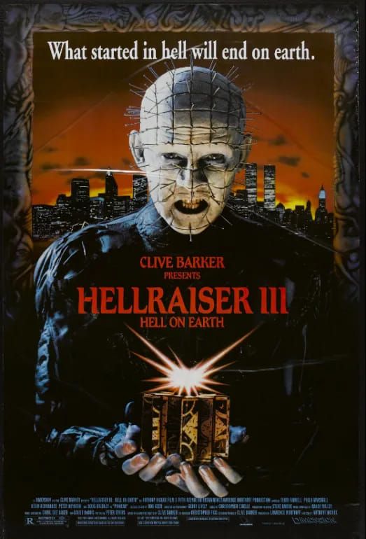 Naslovna slika horor filma Hellraiser III: Hell on Earth(1992)