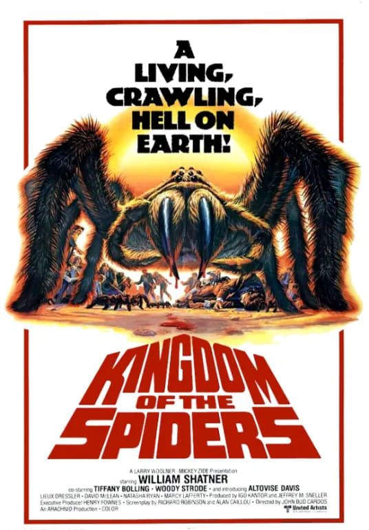 Naslovna slika horor filma Kingdom of the Spiders(1977)