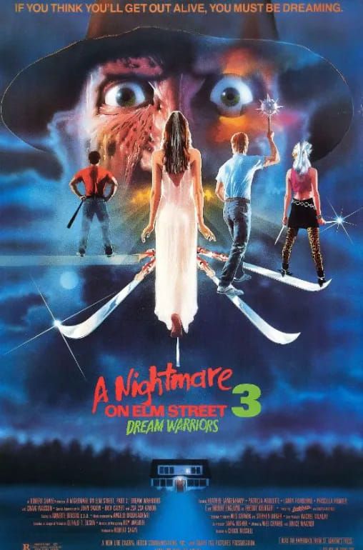 Naslovna slika horor filma Nightmare on Elm Street 3: Dream Warriors(1987)