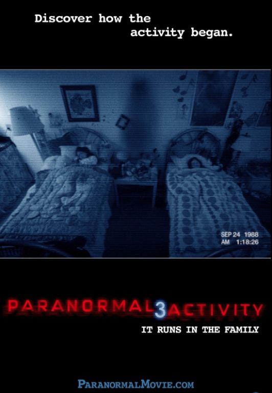 Naslovna slika horor filma Paranormal Activity 3(2011)