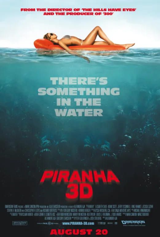 Naslovna slika horor filma Piranha 3D(2010)
