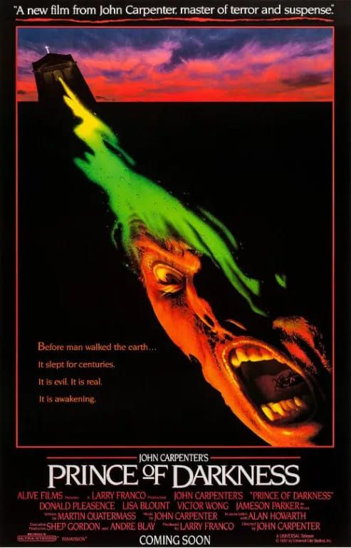 Naslovna slika horor filma Prince of Darkness(1987)