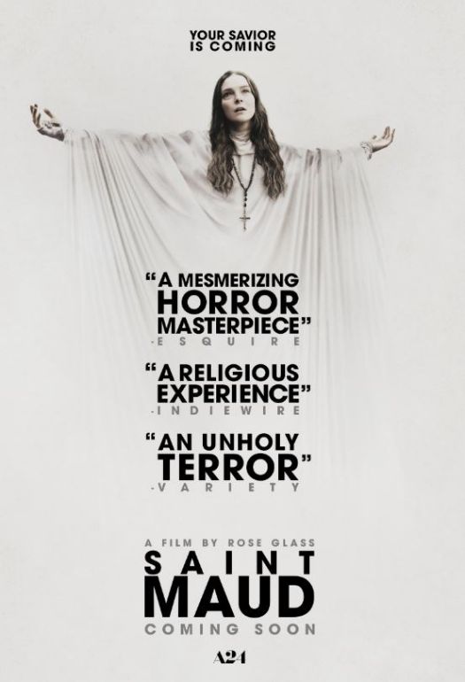 Naslovna slika horor filma Saint Maud(2019), najnoviji kratki pregled pogledanog