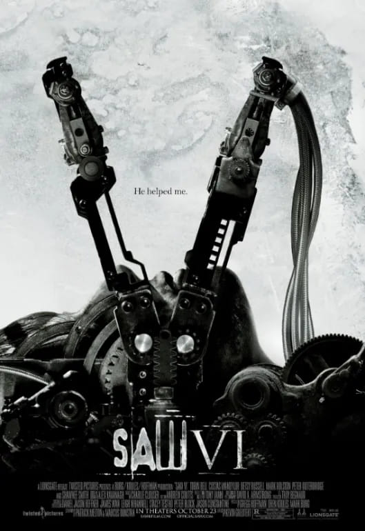 Naslovna slika horor filma Saw VI(2009)