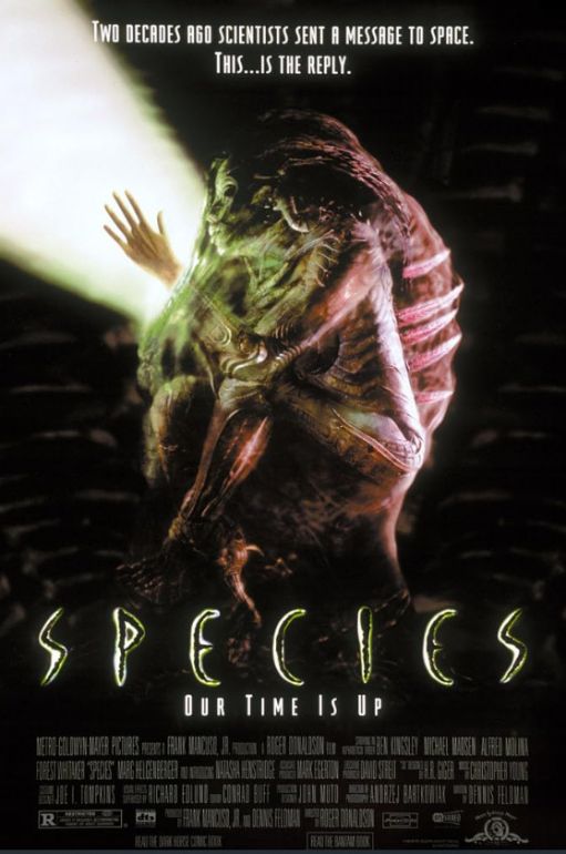Naslovna slika horor filma Species(1995)