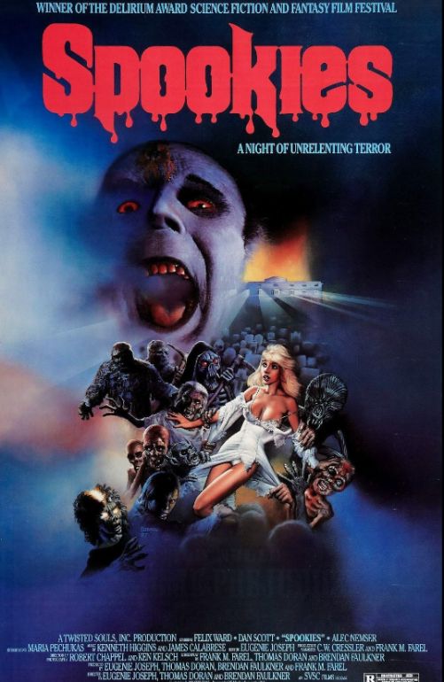 Naslovna slika horor filma Spookies(1986)