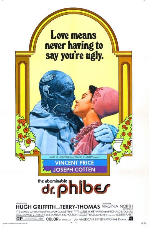 Naslovna slika horor filma The Abominable dr. Phibes(1971)