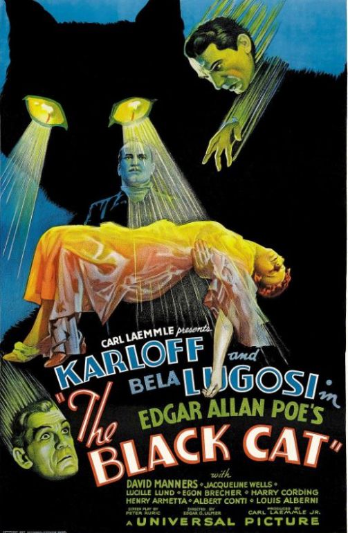 Naslovna slika horor filma The Black Cat(1934)