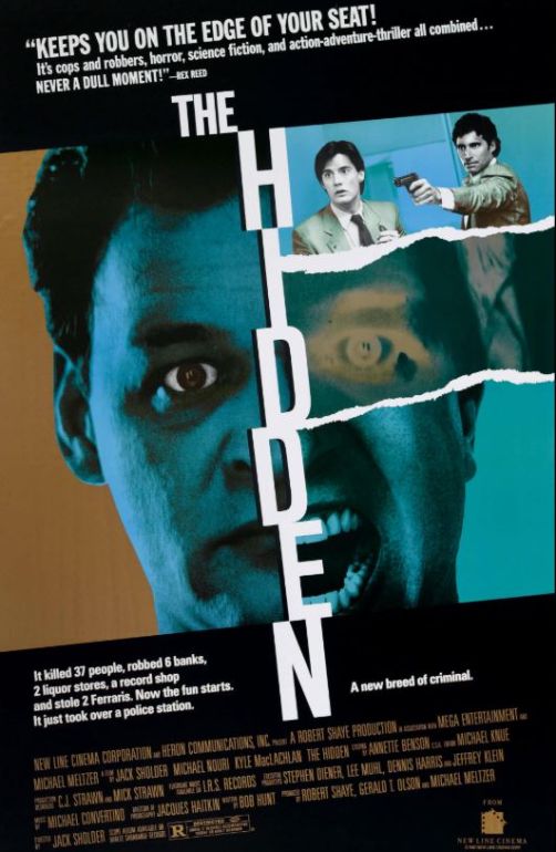 Naslovna slika horor filma The Hidden(1987)
