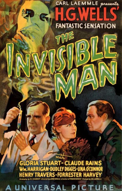 Naslovna slika horor filma The Invisible Man(1933)