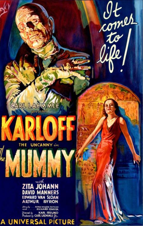 Naslovna slika horor filma The Mummy(1932)