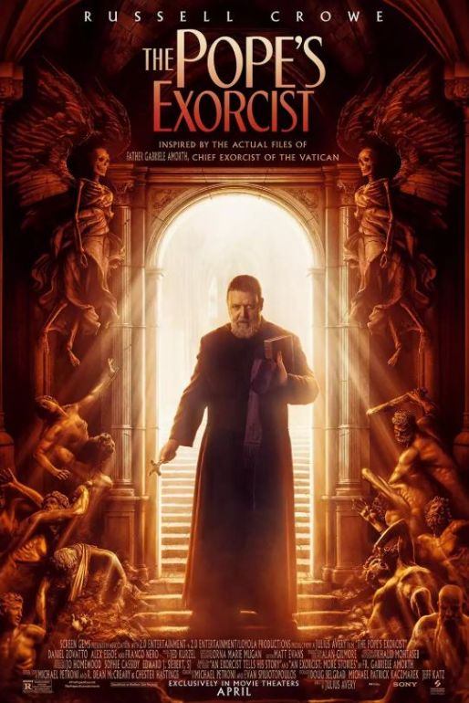 Cover slika horor filma The Pope's Exorcist(2023)