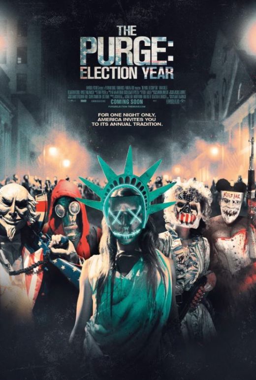 Naslovna slika horor filma The Purge: Election Year(2016)