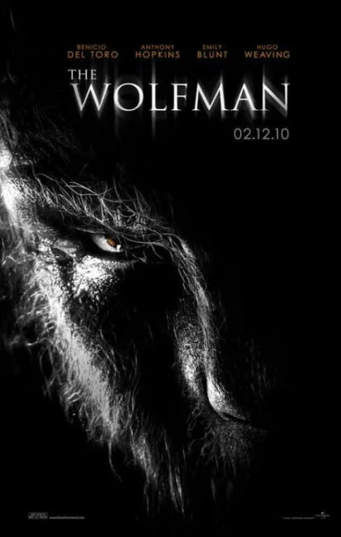 Naslovna slika horor filma The Wolfman(2010)