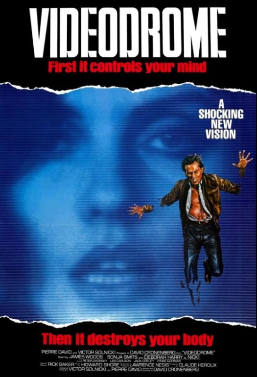 Naslovna slika horor filma Videodrome(1983)