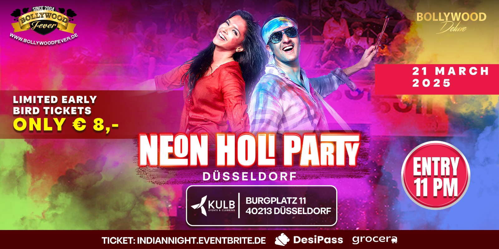 BOLLYWOOD NEON HOLI PARTY