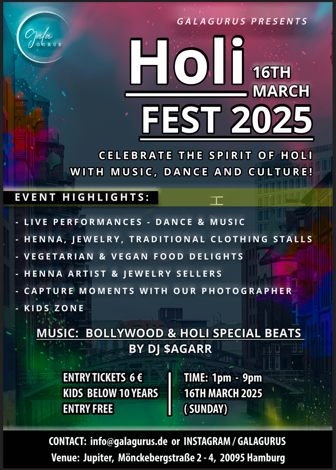 Holi Fest 2025 – Music, Masti & Culture