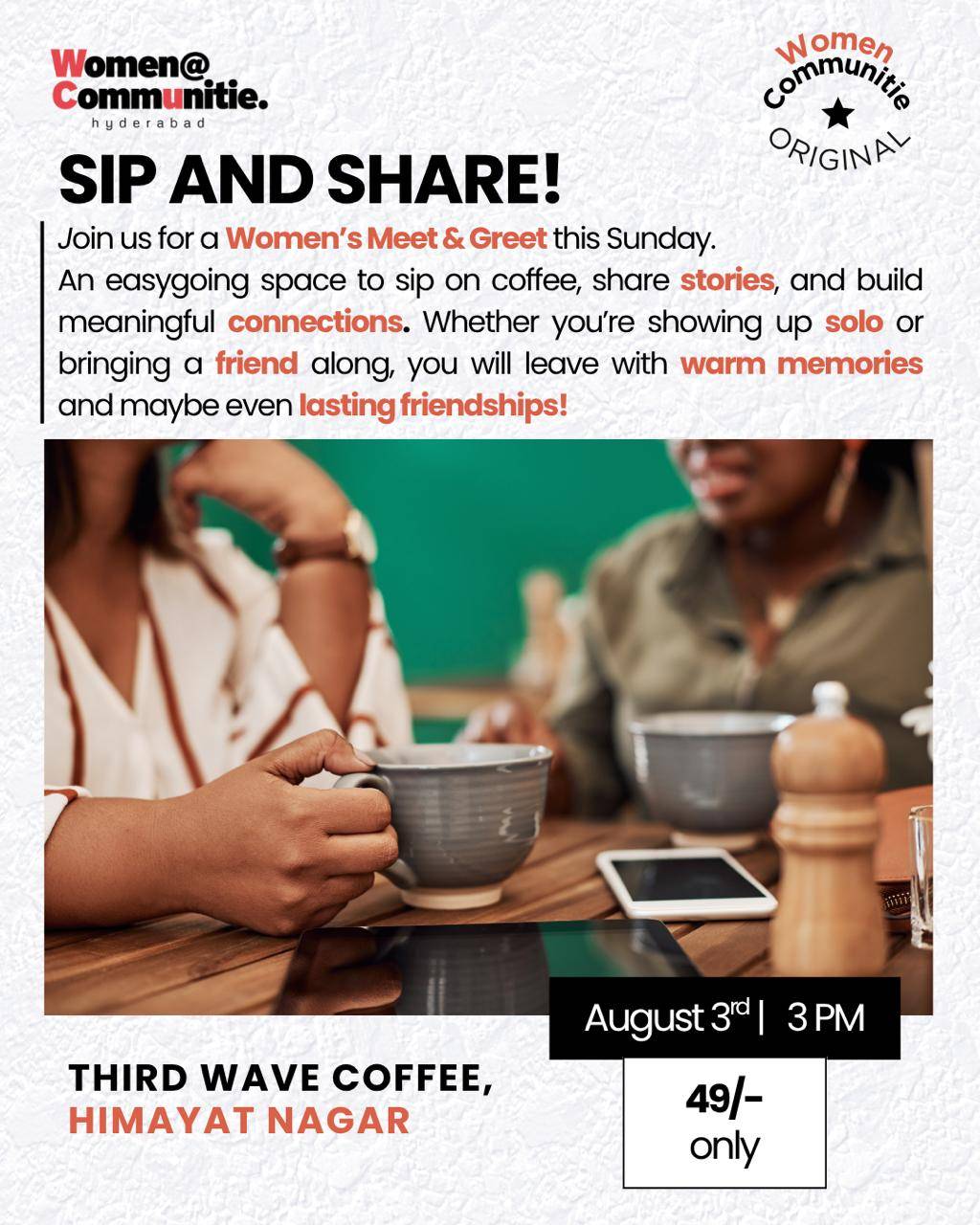 Sip and Share | Women Only-coverImage