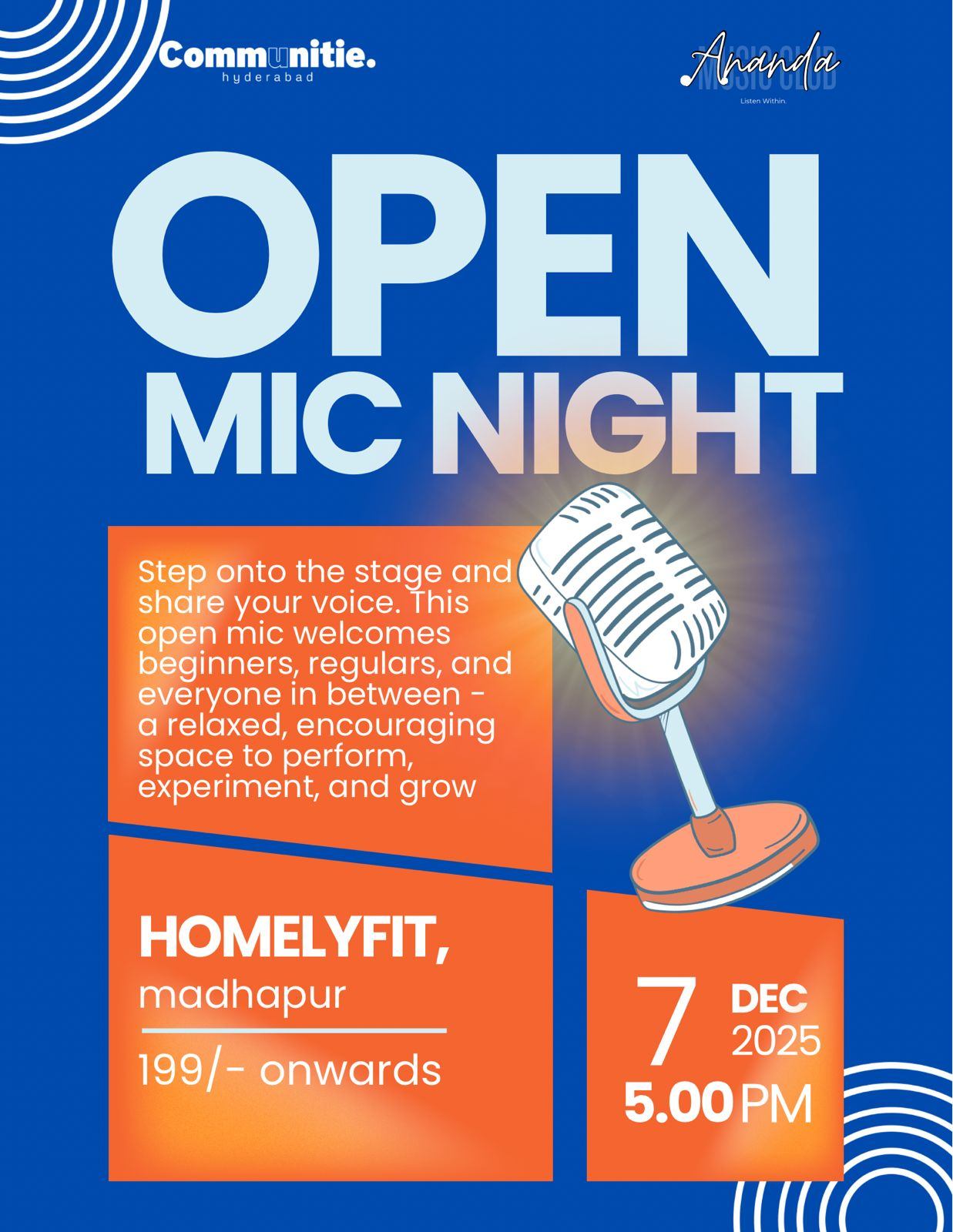 Ananda open Mic-coverImage
