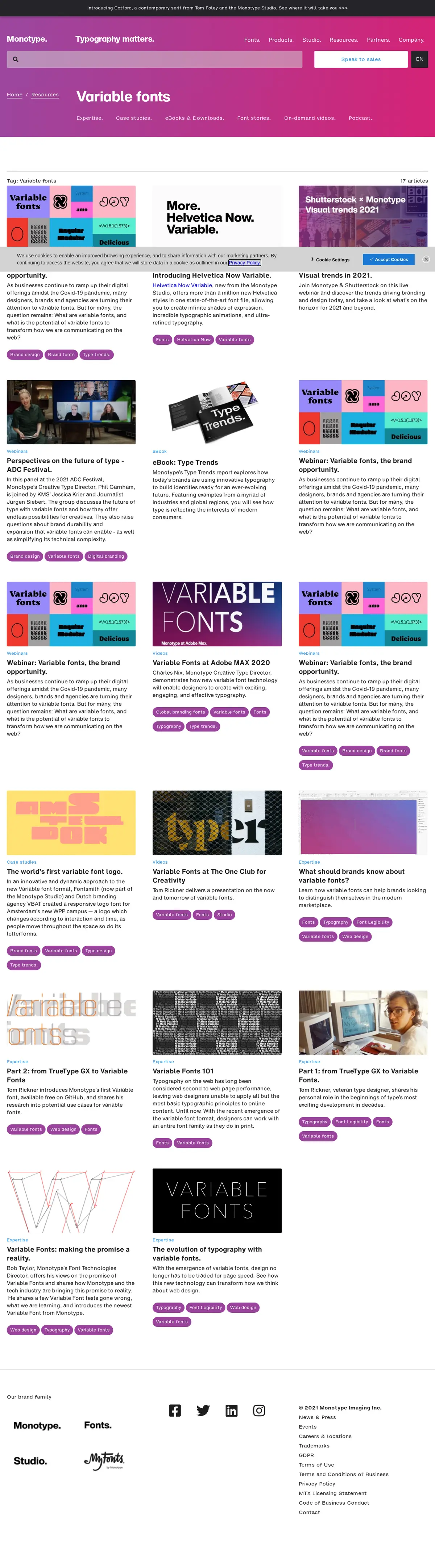 キャプチャ画面 会社名:Fontsmithプロジェクト名:Fontsmith Variable Fonts 画面名:A デバイス名:PC