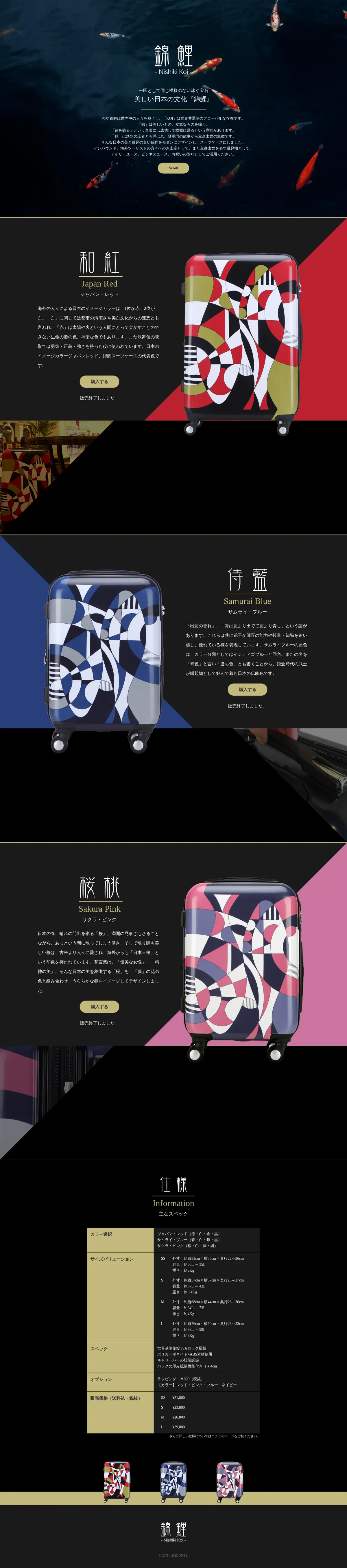 キャプチャ画面 会社名:ONZEプロジェクト名:錦鯉(Nishiki Koi) 画面名:A デバイス名:PC