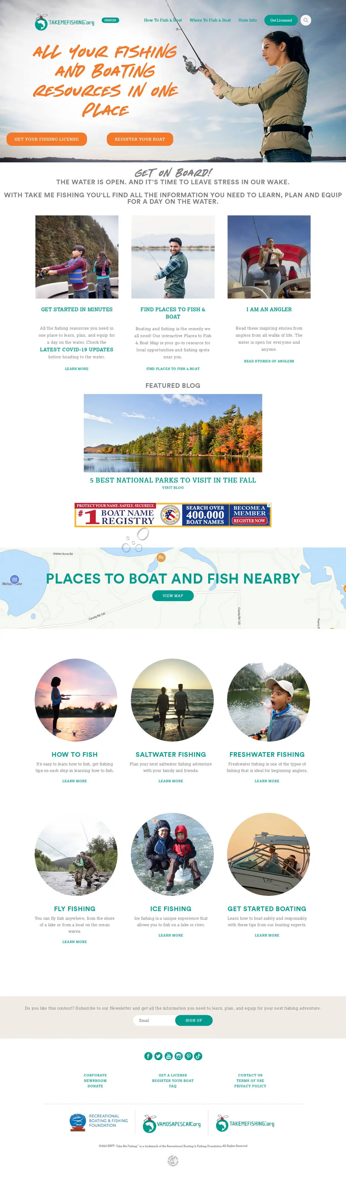 キャプチャ画面 会社名:RECREATIONAL BOATING & FISHING FOUNDATIONプロジェクト名:TAKEMEFISHING 画面名:A デバイス名:PC