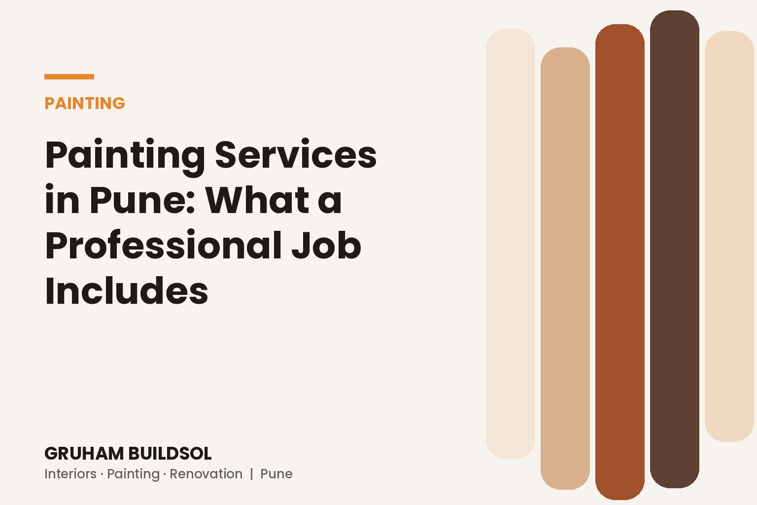 Painting Services in Pune: What a Professional Job Should Include