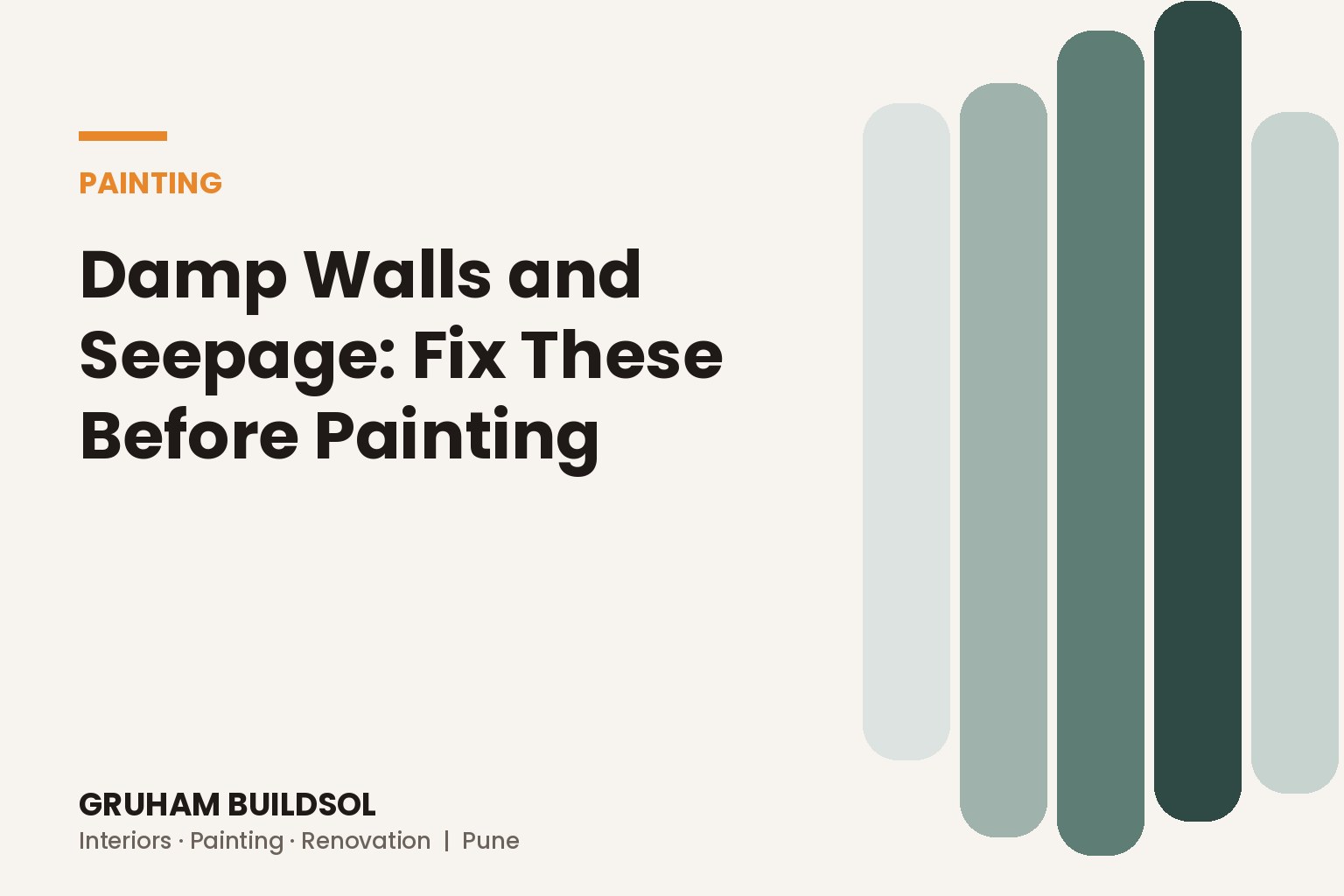 Damp Walls and Seepage: Fix These Before Painting Your Pune Home