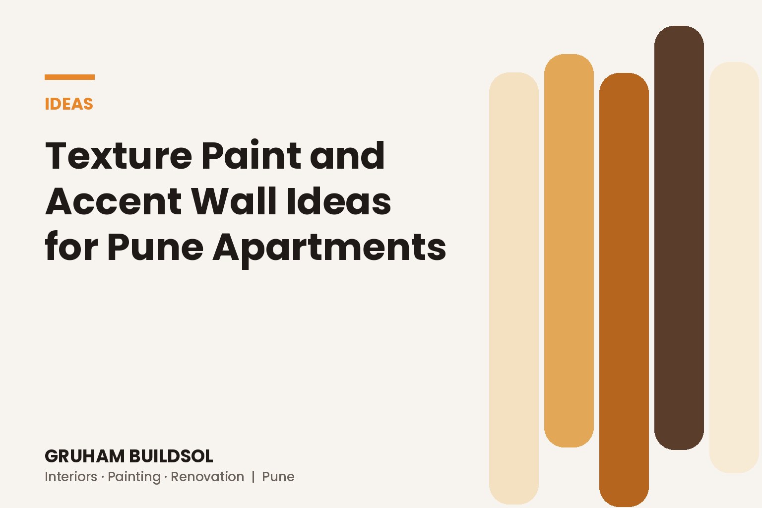 Texture Paint and Accent Wall Ideas for Pune Apartments