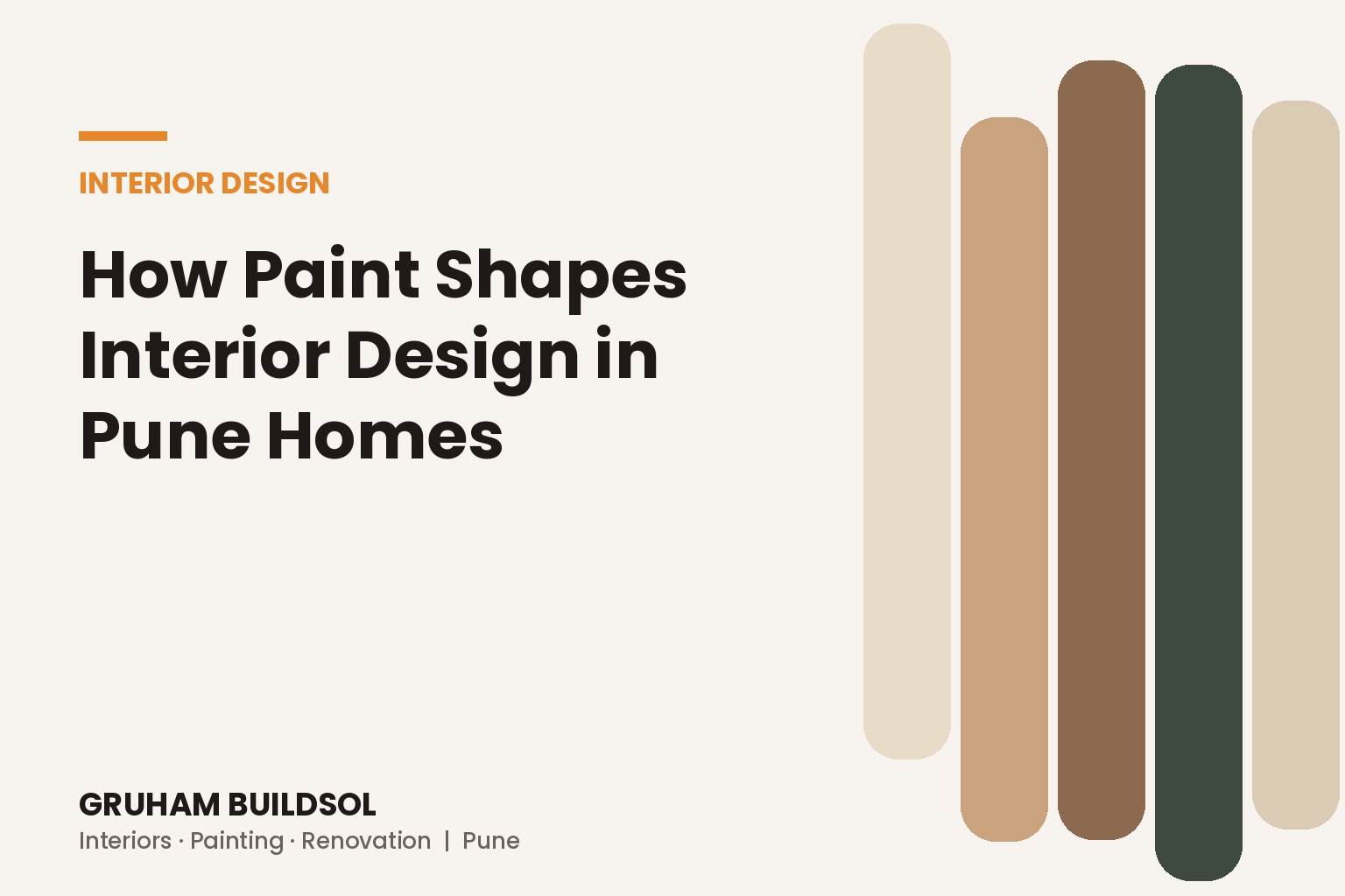 How Paint Shapes Interior Design in Pune Homes