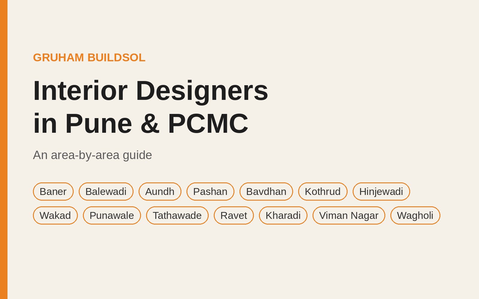 Interior Designers in Pune: An Area-by-Area Guide to Pune and PCMC