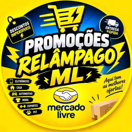 Imagem de capa do grupo 🛒 Promoções Relâmpago ML