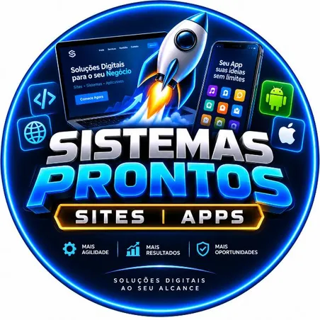 Imagem de capa do grupo SISTEMAS PRONTOS | SITES | APPS