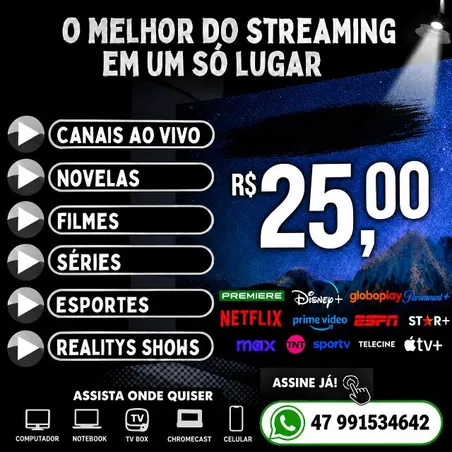 Imagem de capa do grupo IPTV de 25$